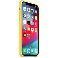 Apple Silicone Backcover iPhone Xs / X - Canary Yellow