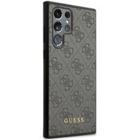 Guess 4G Classic Logo Backcover Samsung Galaxy S24 Ultra - Zwart