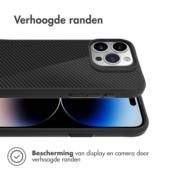 imoshion Rugged Hybrid Carbon Case Apple iPhone 15 Pro - Zwart