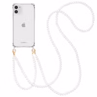 imoshion Backcover met koord + armband iPhone 11 - Parels