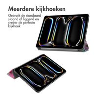 imoshion Design Trifold Bookcase Apple iPad Pro 13 (2025) M5 / (2024) M4 - Floral Water Color