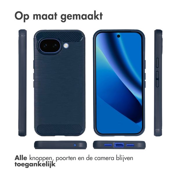 imoshion Brushed Backcover Google Pixel 10a - Donkerblauw
