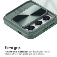 imoshion Camslider Backcover Samsung Galaxy S25 - Donkergroen