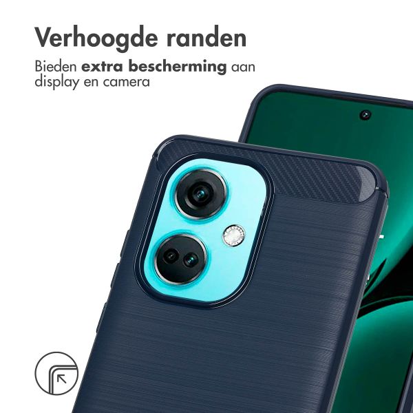 imoshion Brushed Backcover OnePlus Nord CE 3 / CE 3 Lite - Donkerblauw