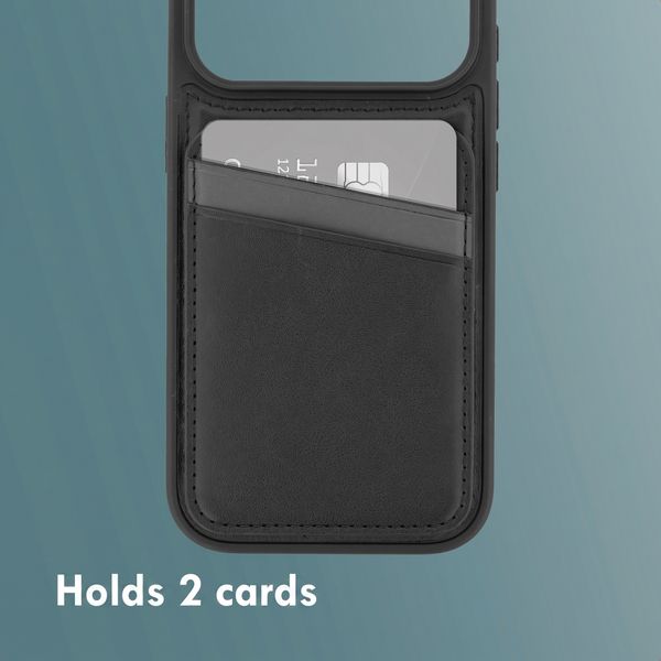 imoshion Back Cover with Card Holder and Stand Apple iPhone 18 Pro / 17 Pro - Black