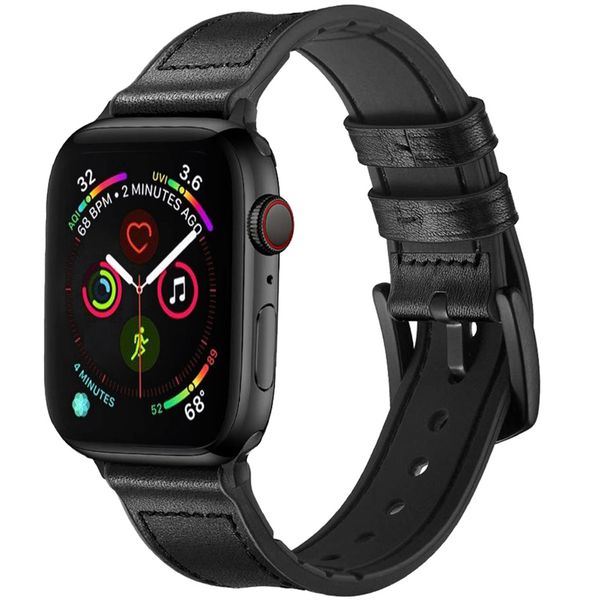 imoshion Echt lederen bandje Apple Watch Series 1-9 / SE -38/40/41 mm
