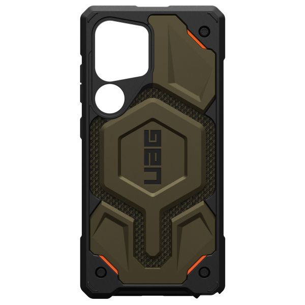 UAG Monarch Pro Backcover Samsung Galaxy S25 Ultra - Kevlar Element Green