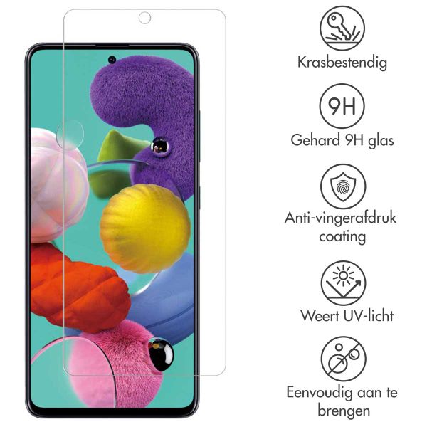 Accezz Gehard Glas Screenprotector Samsung Galaxy A51