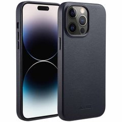 Accezz Leather Back Cover with MagSafe Apple iPhone 14 Pro Max - Onyx Black