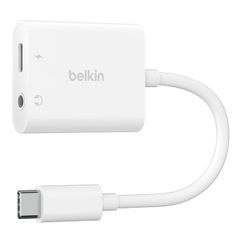 Belkin RockStar™ 3,5mm-audio- en USB-C-oplaadadapter - Wit