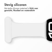 imoshion Verpleegkundige siliconenband Apple Watch Series 1 t/m 9 / SE (38/40/41 mm) | Series 10 / 11 (42 mm) - Wit