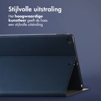 Accezz Classic Tablet Case Apple iPad 9 (2021) 10.2 inch / iPad 8 (2020) 10.2 inch / iPad 7 (2019) 10.2 inch - Donkerblauw