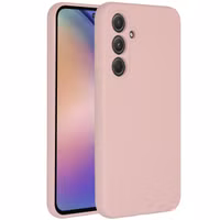 Accezz Liquid Silicone Backcover Samsung Galaxy A55 - Roze