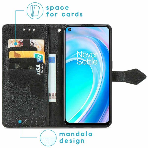 imoshion Mandala Bookcase OnePlus Nord CE 2 Lite 5G - Zwart