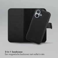 Selencia Olyn Uitneembare Bookcase met MagSafe Apple iPhone 17 - Zwart