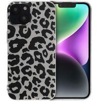 imoshion Design hoesje iPhone 14 - Leopard Transparent