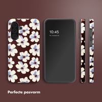 Selencia Vivid Backcover Samsung Galaxy A37 (5G) - Choco Flower Pop