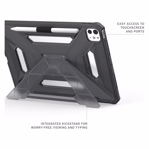 UAG Scout Bookcase Apple iPad Pro 11 (2025) M5 / (2024) M4 - Ash