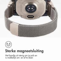 imoshion QuickFit® Milanees bandje  - Garmin 22 mm aansluiting - Maat L/XL - Starlight