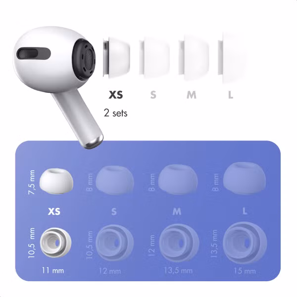 imoshion Siliconen Oortips 2-pack Apple AirPods Pro 1 / 2 - XS