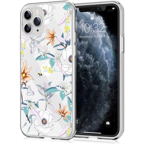 imoshion Design hoesje iPhone 11 Pro - Bloem - Wit