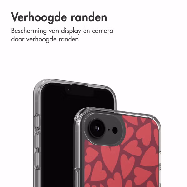 imoshion Design hoesje Apple iPhone 16e - Hearty Coral Dust