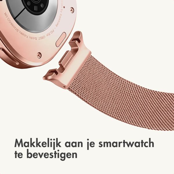 imoshion Milanees magnetisch bandje Samsung Galaxy Watch 9 (40/44mm) / Watch 8 (40/44mm) / Classic (46mm) - Rose Gold