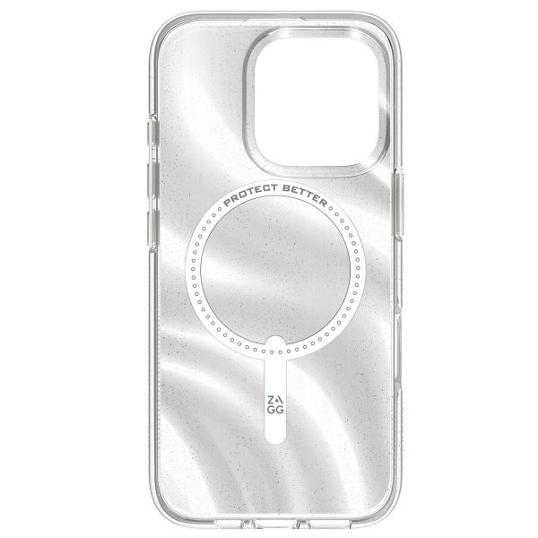 ZAGG Milan Snap Case met MagSafe iPhone 16 Pro - Swirl Glitter