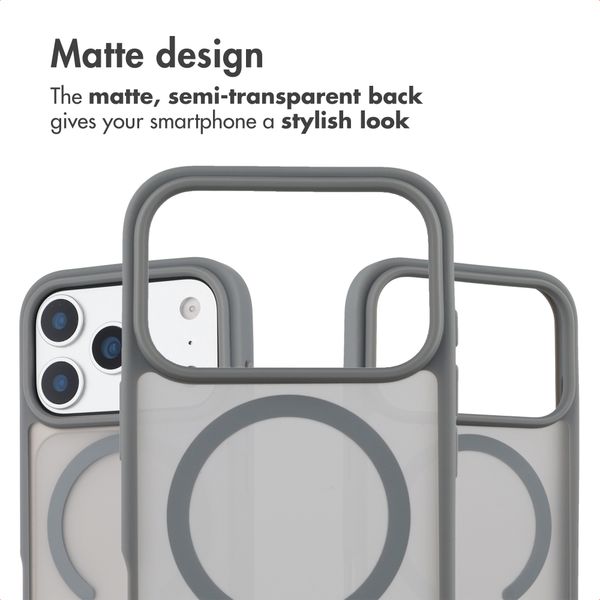 imoshion Colour Guard Back Cover with MagSafe Apple iPhone 17 Pro - Grey