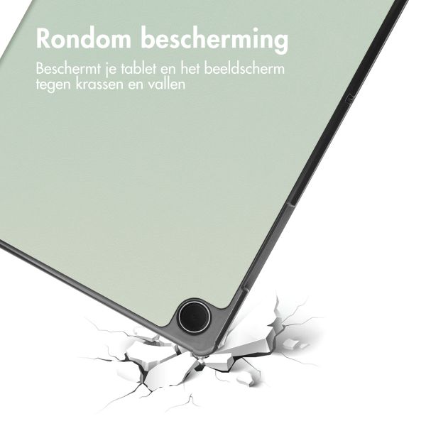 imoshion Trifold Bookcase Samsung Galaxy Tab A9 Plus - Lichtgroen