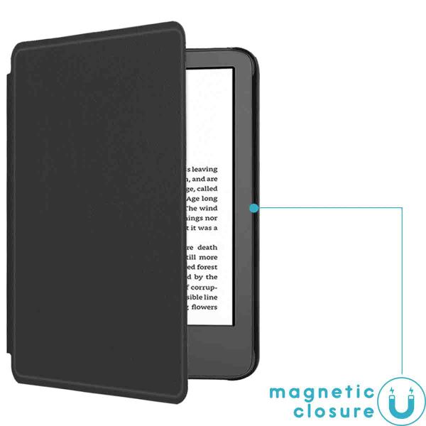 imoshion Slim Hard Case Sleepcover Amazon Kindle (2024) / Amazon Kindle (2022) 11th gen - Zwart