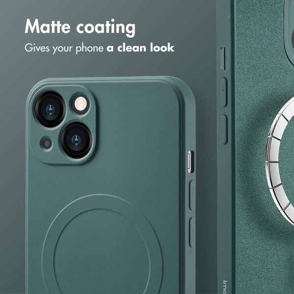 imoshion Colour Back Cover with MagSafe Apple iPhone 13 - Dark Green