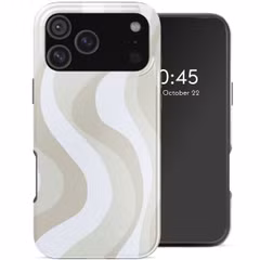 Selencia Vivid Backcover met MagSafe Apple iPhone 18 Pro / 17 Pro - Desert Waves Beige