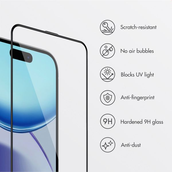 Accezz Tempered Glass Screen Protector + Applicator Apple iPhone Air