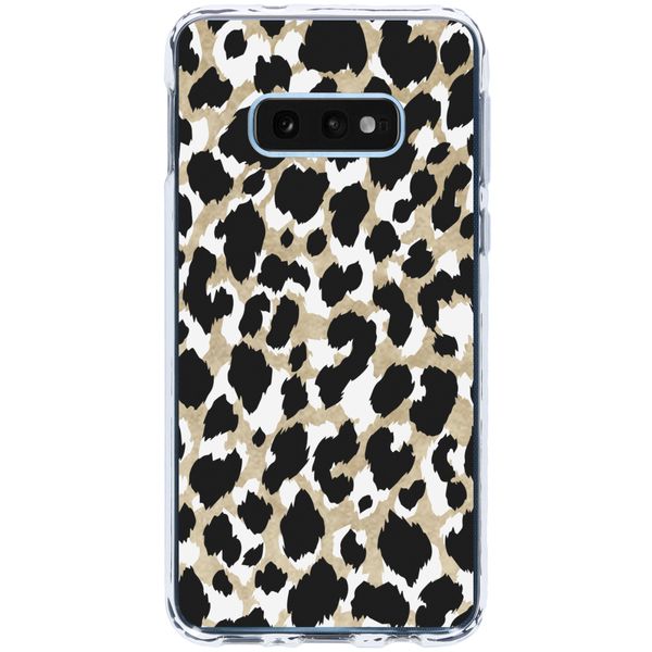 Design Backcover Samsung Galaxy S10e - Panter Zwart