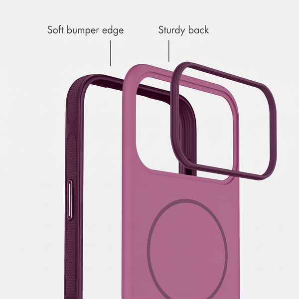 imoshion Colour Case with Thin MagSafe Ring Apple iPhone 18 Pro / 17 Pro - Purple