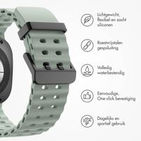 imoshion Ocean Siliconenband Samsung Galaxy Watch Ultra (2024/2025) - Grayish Green