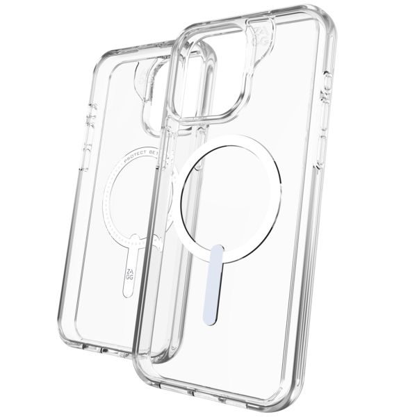 ZAGG Crystal Palace Snap Backcover MagSafe Apple iPhone 15 Pro Max - Transparant