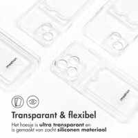 imoshion Softcase Backcover met pashouder Apple iPhone 15 - Transparant