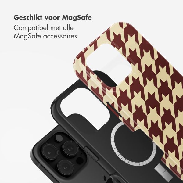 Selencia Vivid Backcover met MagSafe Apple iPhone 16 Pro - Pied-de-Poule