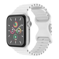 imoshion Athletic siliconenbandje Apple Watch Series 1 t/m 9 / SE (38/40/41 mm) | Series 10 / 11 (42 mm) - Wit