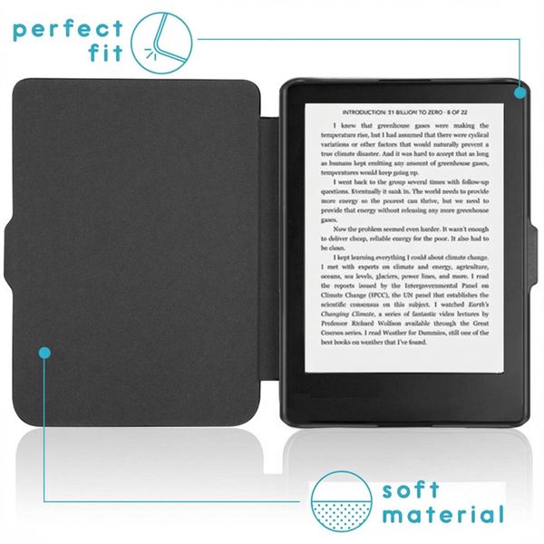 imoshion Slim Hard Case Bookcase Kobo Clara 2E / Tolino Shine 4 - Donkerblauw
