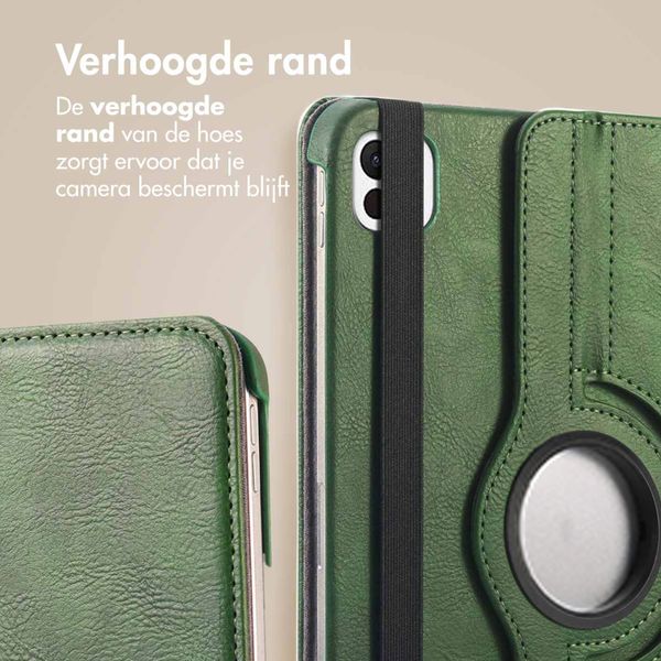 imoshion 360° draaibare Bookcase Apple iPad 11 (2025) 11 inch A16 / iPad 10 (2022) 10.9 inch - Groen