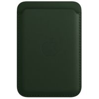 Apple Leather Wallet MagSafe (Apple Wallet 2nd Generation) - including Built-in AirTag Feature - Sequoia Green