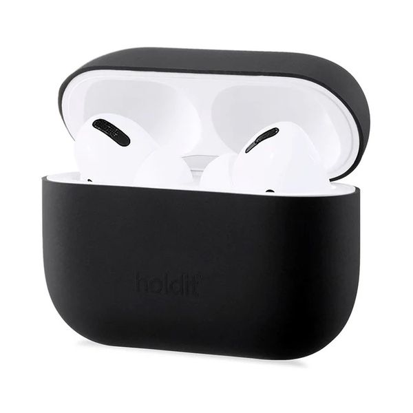 Holdit Silicone Case Apple AirPods Pro / Pro 2 - Zwart