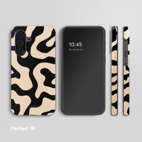 Selencia Vivid Back Cover Samsung Galaxy A37 (5G) - Art Wave Black