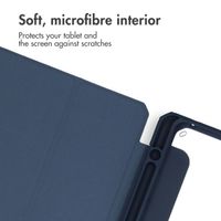 imoshion Trifold Hardcase Bookcase Samsung Galaxy Tab S11 Ultra - Donkerblauw