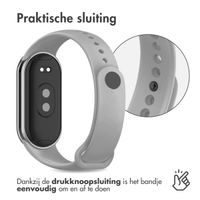 imoshion Siliconen Sport bandje Xiaomi Smart Band 8 / 9 - Grijs