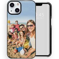 Ontwerp je eigen Apple iPhone 13 hardcase hoesje - Zwart