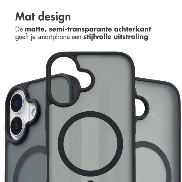 imoshion Color Guard Backcover met MagSafe iPhone 16 - Zwart